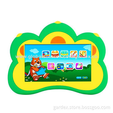 7-inch Kids' Tablet PC, Educational Toy, Cartoon Design, Pre-loaded 64 Educational Apps